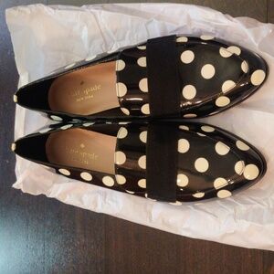 Title: Kate Spade New York Corina Slip-On Loafers - Black & White Polka Dot